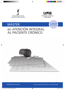 en ATENCIÓN INTEGRAL AL PACIENTE CRÓNICO