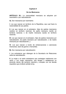 CAPÍTULO II - Orden Jurídico Nacional