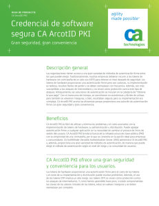 Credencial de software segura CA ArcotID PKI
