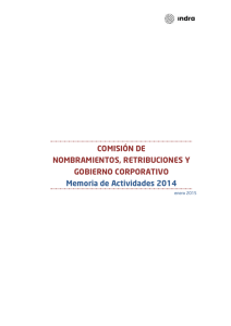 COMISIÓN DE NOMBRAMIENTOS, RETRIBUCIONES Y