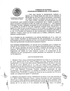 Page 1 COMISON DE HACIENDA HONORAELES MIEMEROS DEL