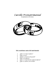 Cursillo Prematrimonial Cursillo Prematrimonial