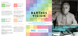 barthes vision - Alianza Francesa de Martínez