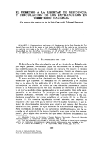 J. L. Piñar Mañas. El derecho a la libertad de residencia y