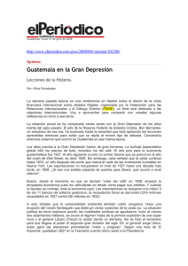 Guatemala en la Gran Depresión
