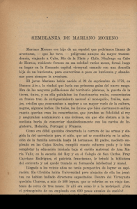 SEMBLANZA DE MARIANO MORENO