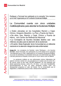 La Comunidad cuenta con cinco unidades multidisciplinares para