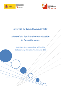 Manual del servicio de comunicación de datos