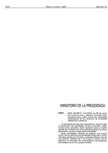 Real Decreto 114/2000 de 28 de Enero, de creación de la Comisión