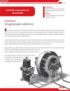 Un generador eléctrico