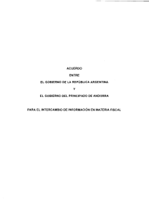 Acuerdo con Andorra - Ley 26750