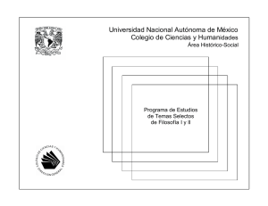 Programa - Colegio de Ciencias y Humanidades