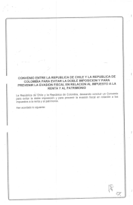 convenio entre la republica de chile y la republica de colombia para