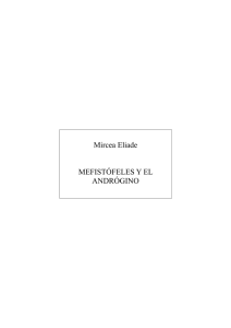 Mircea Eliade MEFIST&Oacute;FELES Y EL ANDR&Oacute;GINO