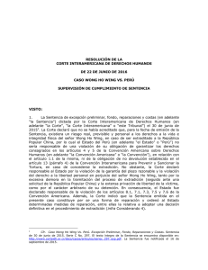 resolución - Corte Interamericana de Derechos Humanos