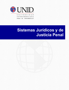 Sistemas Jurídicos y de Justicia Penal