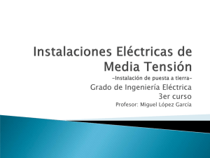 CT Instalación de puesta a tierra - instalaciones eléctricas de media