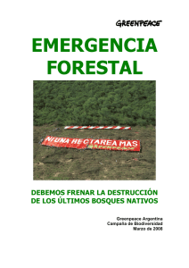 emergencia forestal