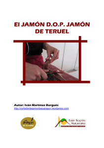 El JAMÓN DOP JAMÓN DE TERUEL