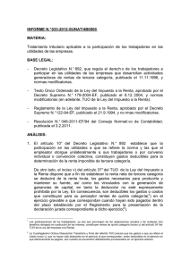 Informe N° 033-2012