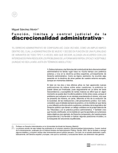 discrecionalidad administrativa(**)