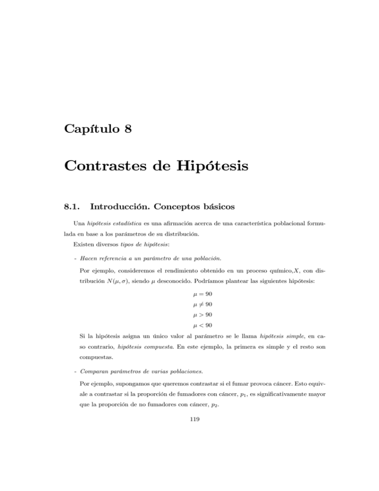 Contrastes De Hipótesis