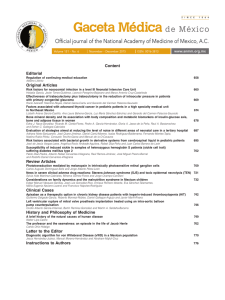 Official journal of the National Academy of Medicine of Mexico, A.C.