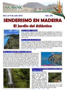 SENDERISMO EN MADEIRA