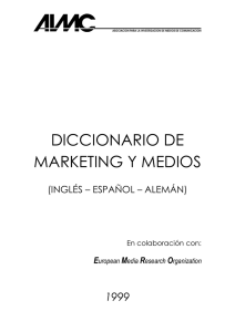 diccionario de marketing y medios