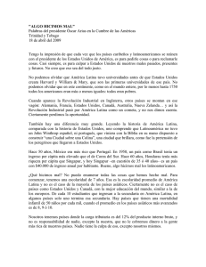 "ALGO HICIMOS MAL” Palabras del presidente Óscar Arias en la
