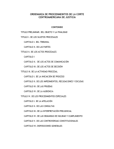 Ordenanza de Procedimientos de la Corte Constitucional de …