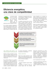 Eficiencia energética, una clave de competitividad