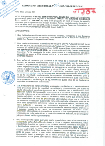 VISTO: El Expediente N&deg; PS-103-2014-DRTPE-PIURA