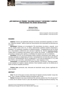 ¿qué significan los términos “relaciones