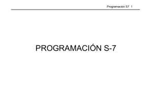 Tema V. Programacion básica en Step 7 - ELAI-UPM
