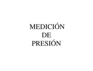 MEDICIÓN DE PRESIÓN