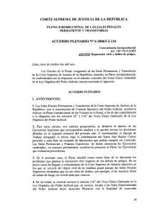 Acuerdo Plenario N° 6-2006/CJ-116