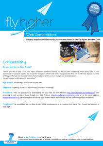 Competition 4 - The Fly Higher Project