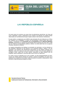 la ii república española - Ministerio de Educación, Cultura y Deporte