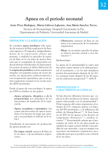 Apnea en el periodo neonatal - Asociación Española de Pediatría