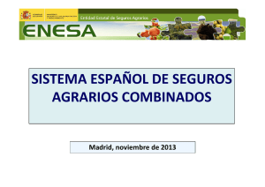 sistema español de seguros agrarios combinados