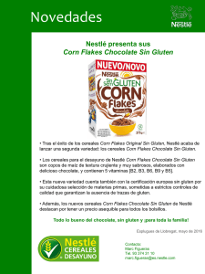 Nestlé presenta sus Corn Flakes Chocolate Sin Gluten2016216 Kb