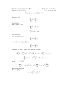 Pauta de corrección del quiz no4 Demuestre que Demostración