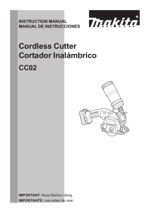 Cordless Cutter Cortador Inalámbrico