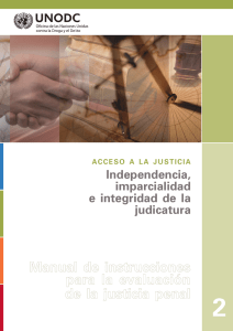Independencia, imparcialidad e integridad de la judicatura