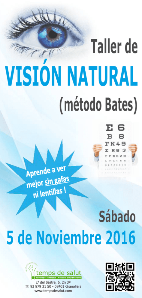Taller De Vision Natural Metodo Bates