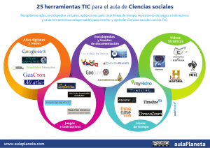 25 herramientas TIC para el aula de Ciencias sociales