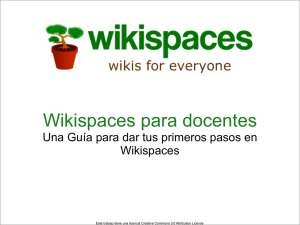 Wikispaces for Teachers A guide to using them in your classroom
