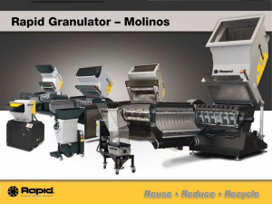 Rapid Granulator – Molinos