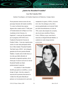 ¿Quién fue Rosalind Franklin